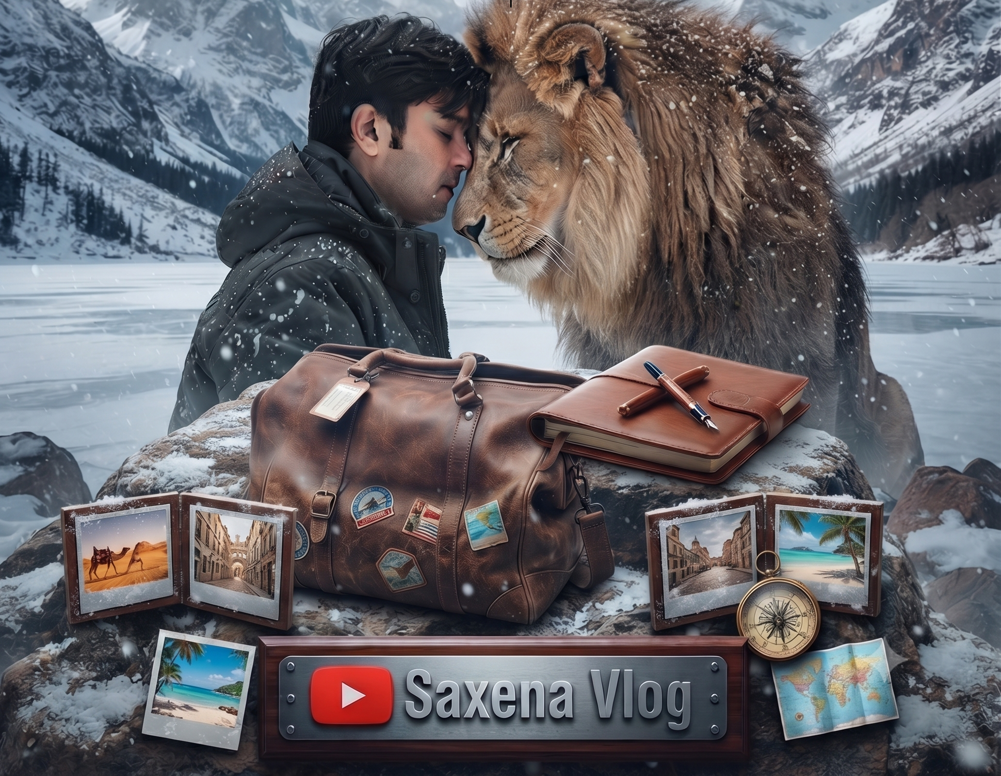 Sandeep Saxena Vlog - Street Food and Travel Channel Art