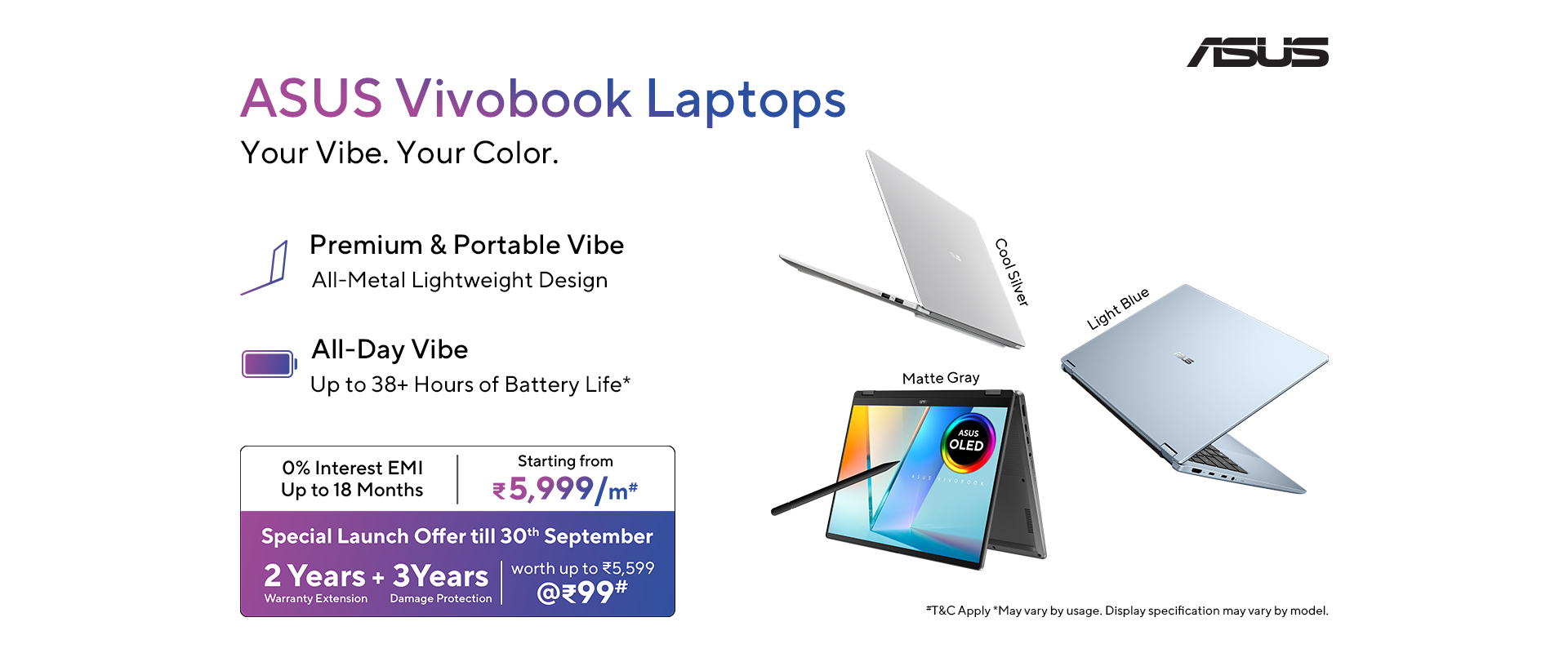 ASUS Vivobook S14 and S16 AI laptops launched in India