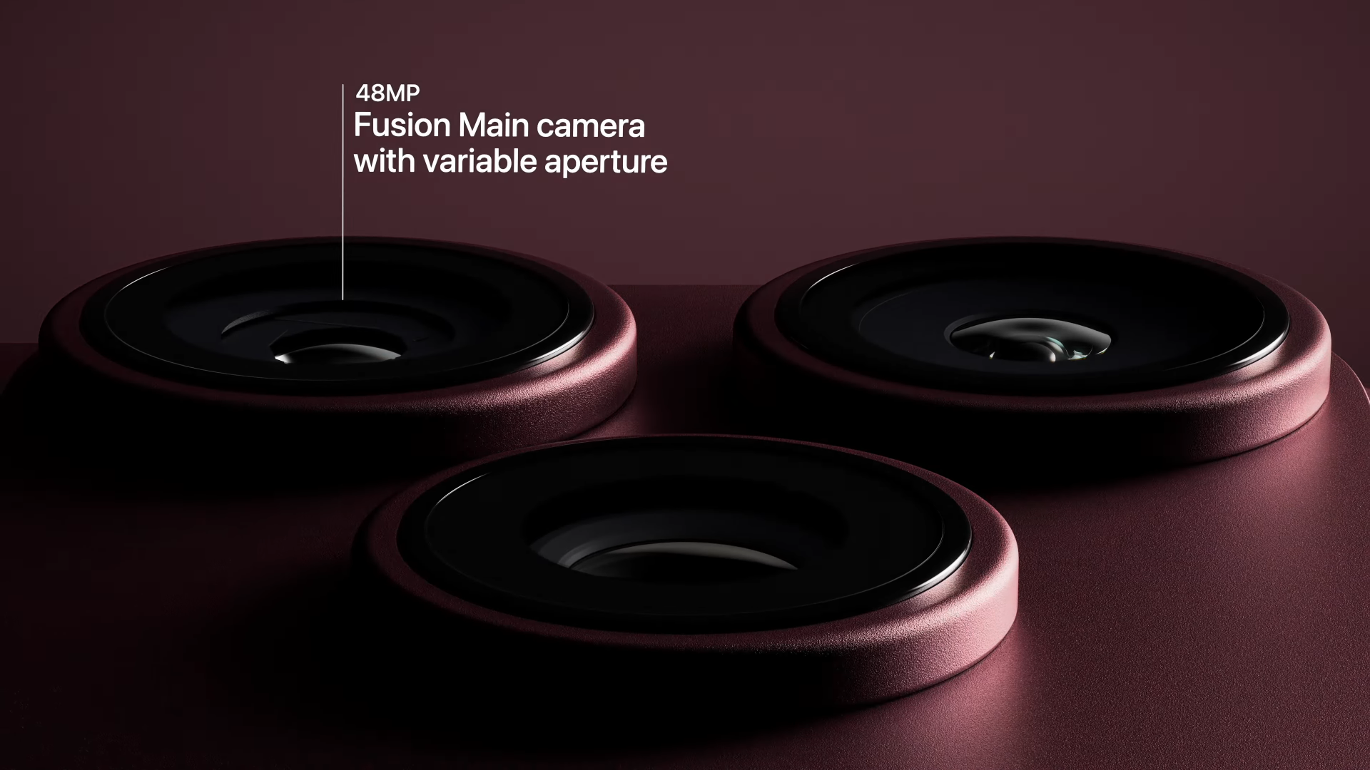 iPhone 18 Pro variable aperture camera setup