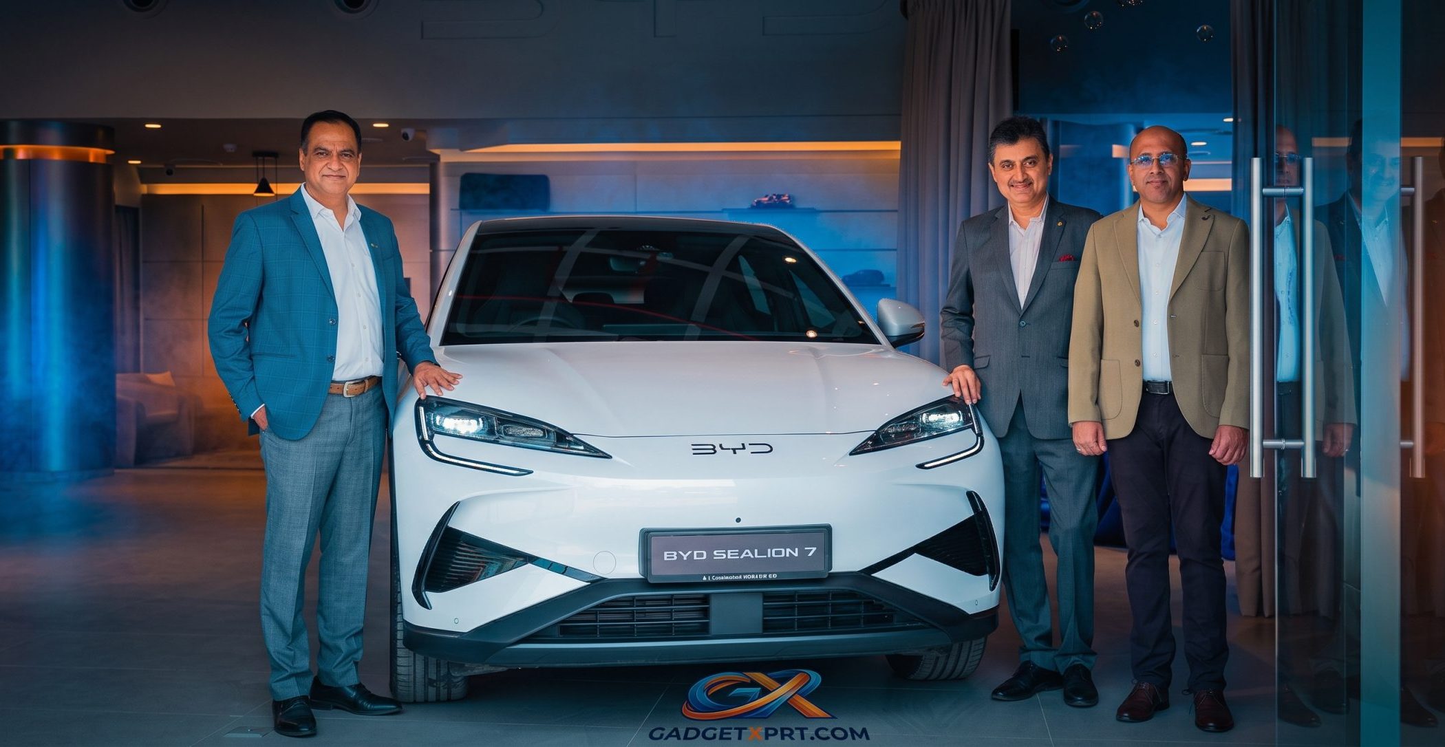 BYD India Pune showroom launch showcasing premium electric vehicles and SEALION 7 Dynamic
