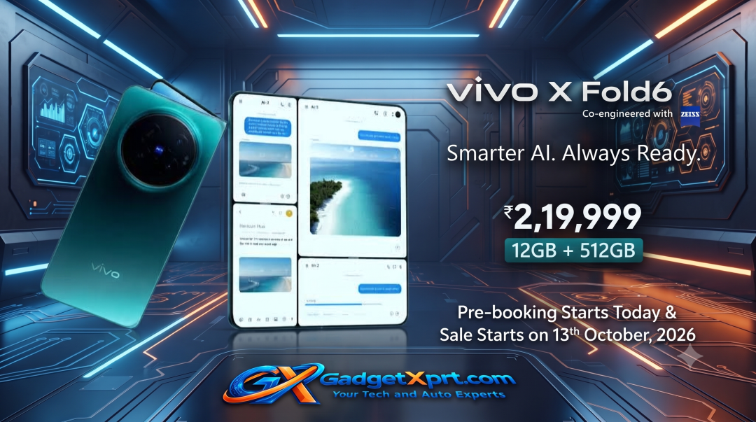 vivo X Fold 6 launch in India with ultimate productivity workspace at vivo Next 2026