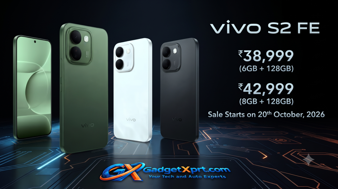 vivo S2 FE launch in India featuring massive 10000mAh battery at vivo Next 2026