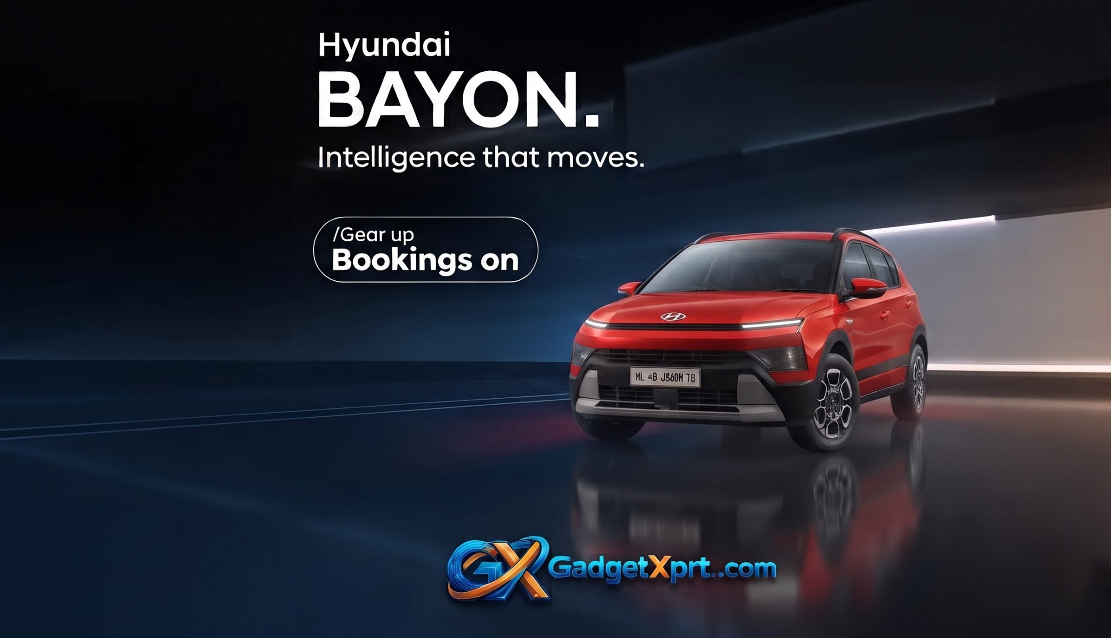 Hyundai BAYON India intelligent utility vehicle featuring dual curved panoramic displays and Perplexity AI