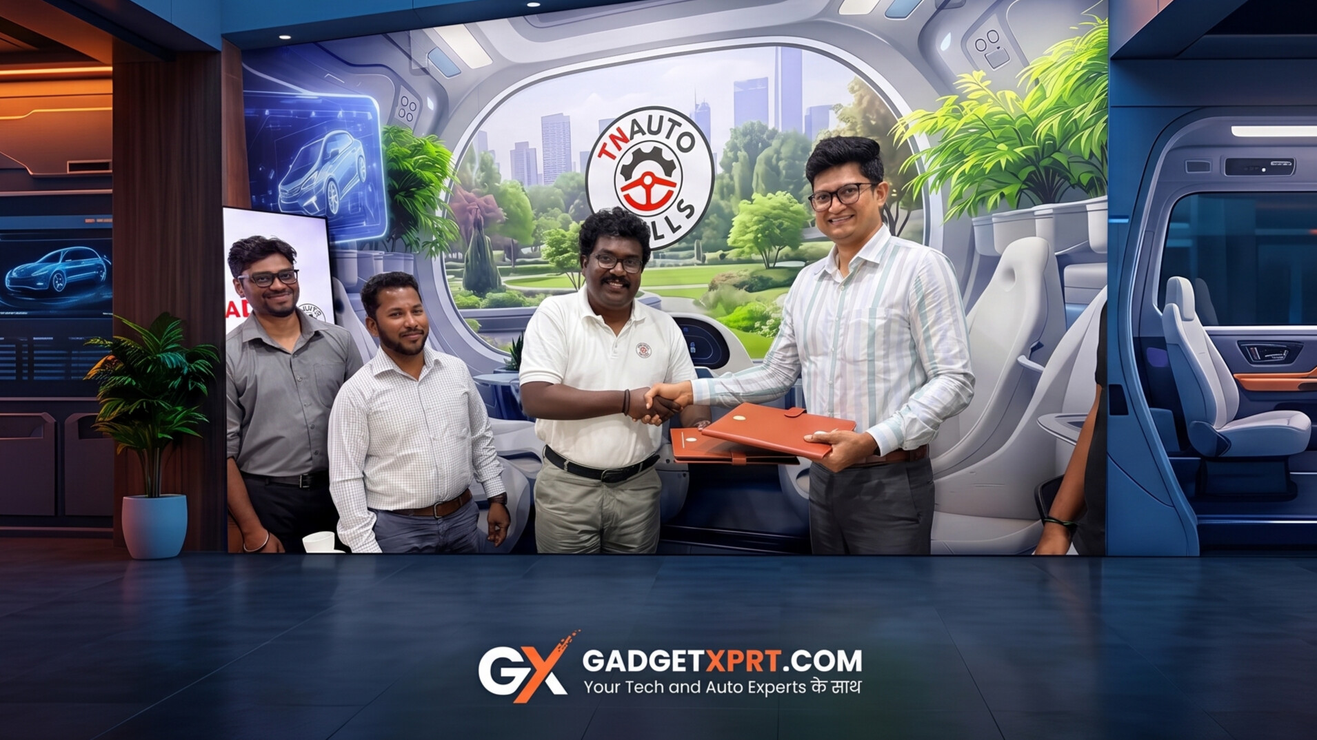 TN AutoSkills O2V MoU signing ceremony for AI and hyperautomation in automotive skilling