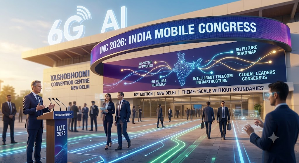 Global telecom leaders discuss AI-Native Networks and 6G at IMC 2026 in Yashobhoomi New Delhi
